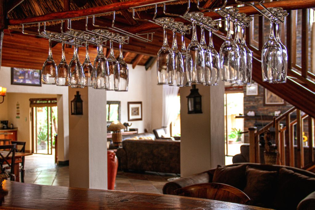 Main lodge bar view of the rest of the house